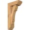 Ekena Millwork Olympic Slat Smooth Bracket w/ Offset Brace, Western Red Cedar, 5 1/2"W x 14"D x 26"H BKT0604X14X26OLY06SWR - alternate 1